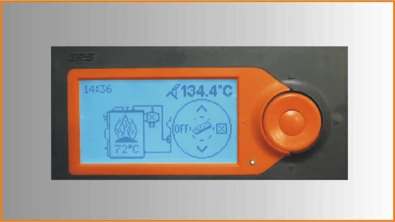 Λέβητας Ξύλου 16KW Vigas Πυρόλυσης Με Αισθητήρα Λάμδα