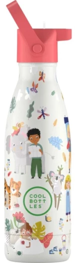 Μπεζ, Ανοξείδωτο μπουκάλι Εξερευνητές 350ml, COOL BOTTLES