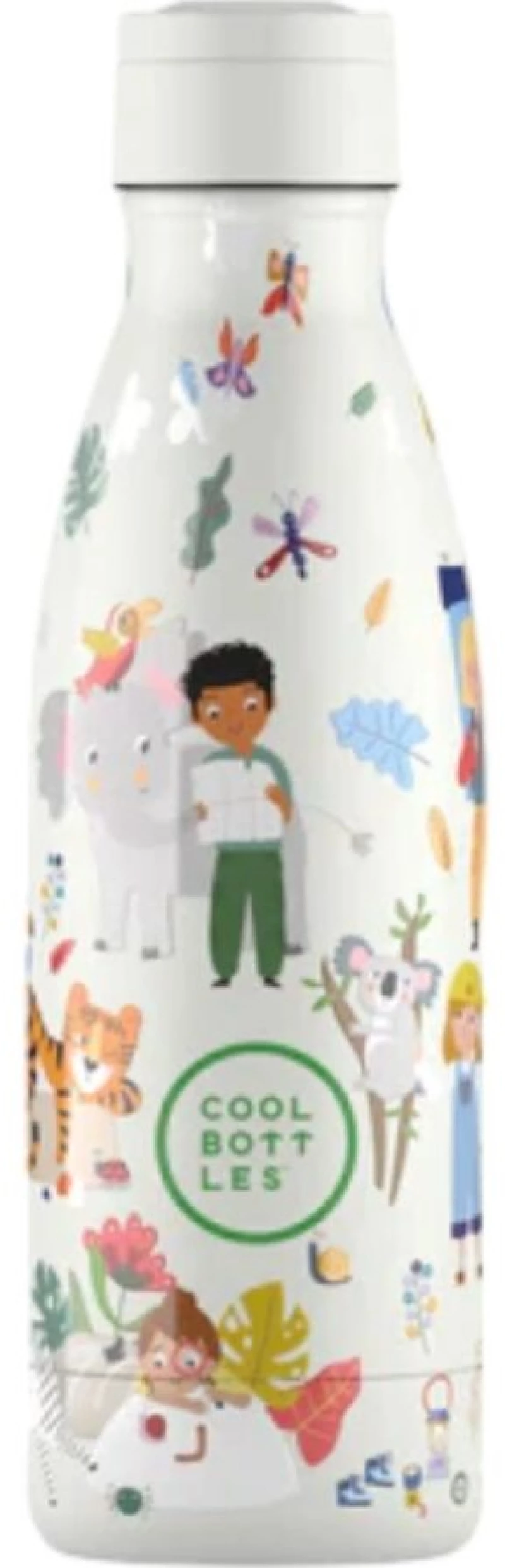 Μπεζ, Ανοξείδωτο μπουκάλι Εξερευνητές 350ml, COOL BOTTLES
