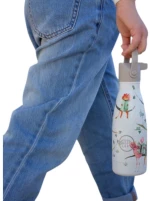 Μπεζ, Ανοξείδωτο μπουκάλι Εξερευνητές 350ml, COOL BOTTLES