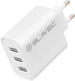 Blavec Φορτιστής Χωρίς Καλώδιο με 3 Θύρες USB-A 15W Λευκός (TCBC3-3UW3A)