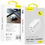 Blavec Φορτιστής Χωρίς Καλώδιο με 3 Θύρες USB-A 15W Λευκός (TCBC3-3UW3A)