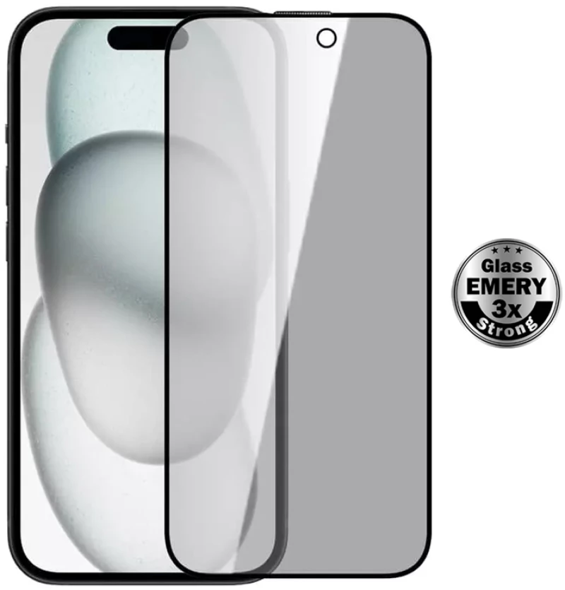 POWERTECH tempered glass Emery Private 5D TGC-0767 για iPhone 16, full glue - 5210131139967