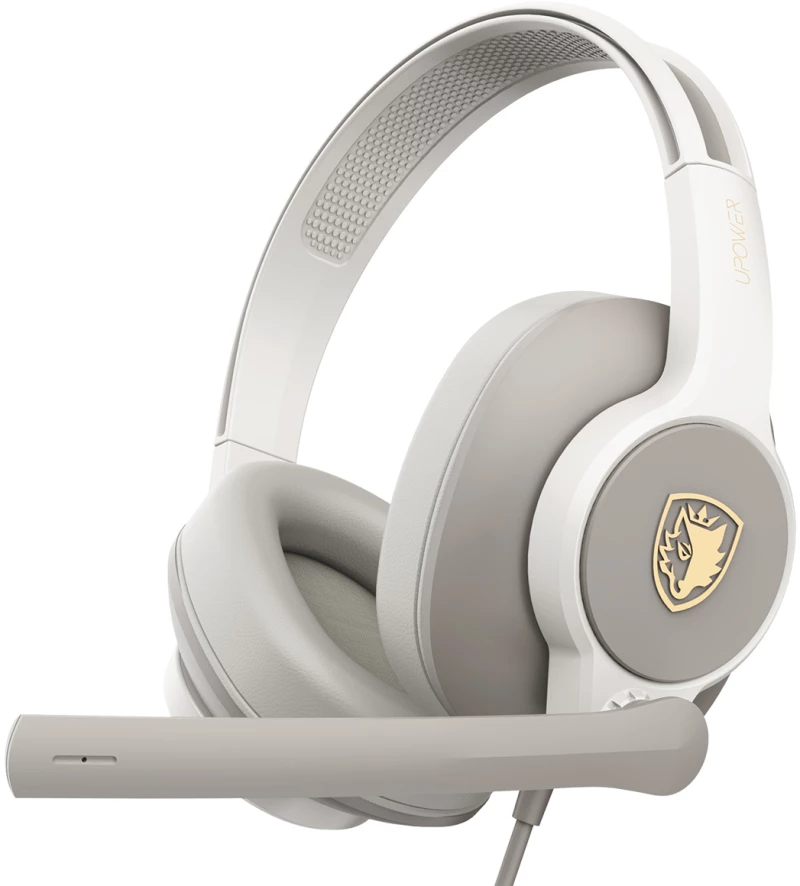 SADES gaming headset UPOWER, 3.5mm σύνδεση, 40mm, γκρι - 6974828471004