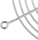 DELOCK σχάρα για 60mm ανεμιστήρα 67305, μεταλλική, ασημί - 4043619673056