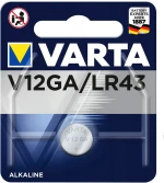 VARTA αλκαλική μπαταρία LR43, 1.5V, 1τμχ - 4008496273676