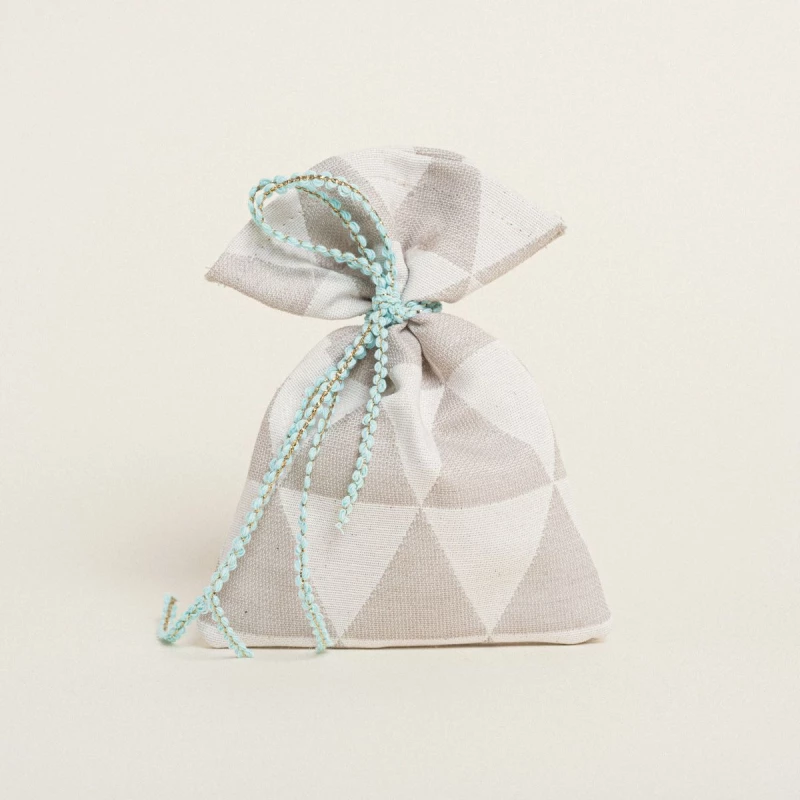 Beauty Home ΠΟΥΓΚΙ 12 x 17 cm ΖΑΚΑΡ ΤΡΙΓΩΝΟ ΡΕΤΡΟ ΜΠΕΖ