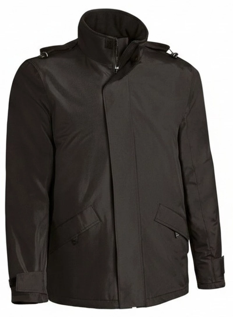 Manitoba Μπουφάν Unisex Αδιάβροχο 100% Πολυέστερ 250gsm BLACK