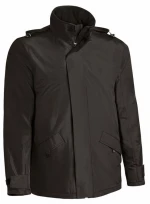 Manitoba Μπουφάν Unisex Αδιάβροχο 100% Πολυέστερ 250gsm BLACK