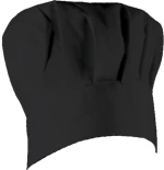 Chef 00422 Σκούφος Μαγείρων 100% βαμβάκι ρυθμιζόμενος με χρατς BLACK