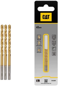 CAT Τρυπάνι τιτανίου HSS σετ:3τεμ 2x49mm DA02001