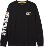 CAT Μπλουζάκι μακρυμάνικο trademark tee μαύρο 2XL 1510034