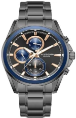 Ανδρικό ρολόι LEE COOPER LC08249.650 με  ασημί μεταλλικό μπρασελέ