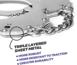 CRUSHIOUS LUST METAL HANDCUFFS