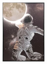 Πίνακας σε καμβά Mallo 3D Inart με πλαίσιο 70x3.5x100εκ