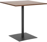 Τραπέζι Nerobian pakoworld mdf σε καρυδί απόχρωση 70x70x75εκ