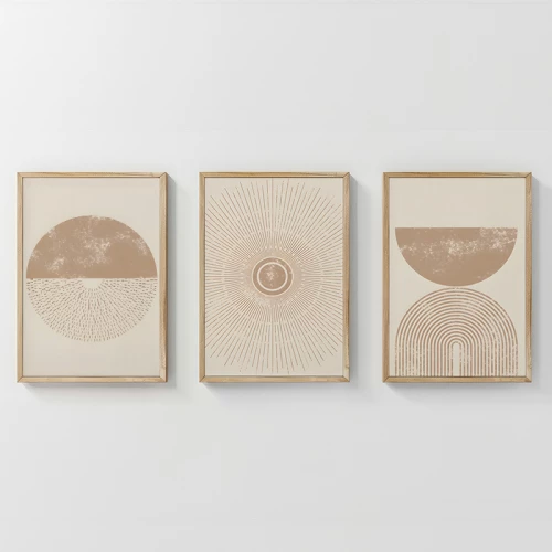 Πίνακας Varenzy pakoworld τρίπτυχος με ψηφιακή εκτύπωση και πλαίσιο 33x1.5x48εκ