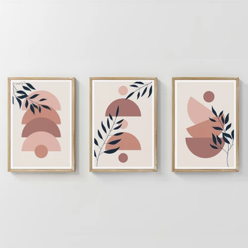 Πίνακας Elun pakoworld τρίπτυχος με ψηφιακή εκτύπωση και πλαίσιο 33x1.5x48εκ