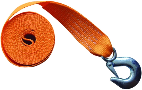 Ιμάντας Πορτοκαλί Πολυεστερικός Τρέιλερ Με Γάντζο Γαλβανιζέ - L 9,0m x W 50mm