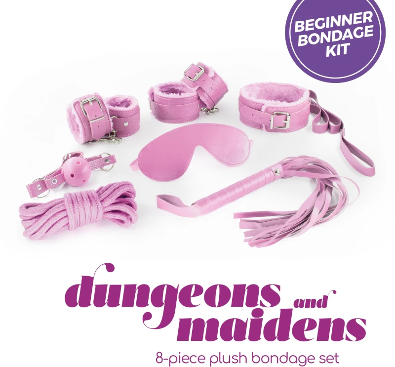 CRUSHIOUS DUNGEONS + MAIDENS BDSM KIT PINK