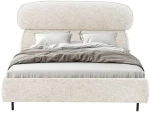 SERENITE ΚΡΕΒΑΤΙ (ΓΙΑ ΣΤΡΩΜΑ 160x200cm) BEIGE 230x194x105cm