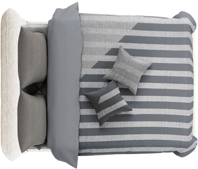 SERENITE ΚΡΕΒΑΤΙ (ΓΙΑ ΣΤΡΩΜΑ 160x200cm) BEIGE 230x194x105cm