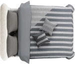 SERENITE ΚΡΕΒΑΤΙ (ΓΙΑ ΣΤΡΩΜΑ 160x200cm) BEIGE 230x194x105cm