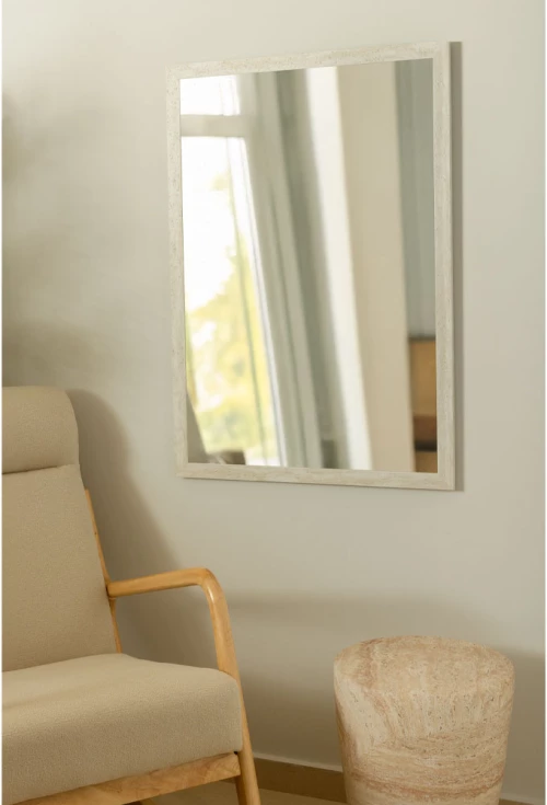 LITHOS ΚΑΘΡΕΠΤΗΣ ΛΕΥΚΟ BEIGE 65.8x1.5x95.8