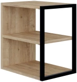 Τραπεζάκι βοηθητικό - Κομοδίνο Echo χρώμα sapphire oak 30x42x45εκ.