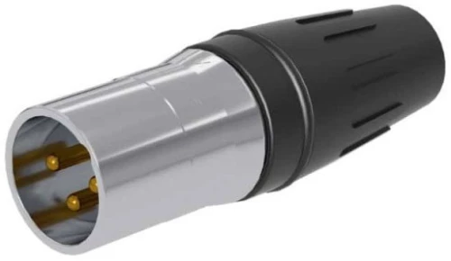 Seetronic SCHM3 - Βύσμα XLR 3-pin Αρσενικό, ανοξείδωτο ατσάλι
