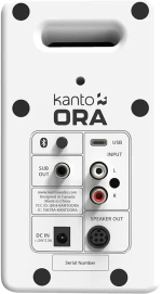 Kanto Audio ORA Matte White - Ζεύγος αυτοενισχυόμενων desktop monitors 3 ιντσών με Bluetooth