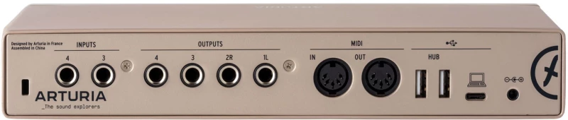 Arturia MiniFuse 4 Champagne - Φορητή κάρτα ήχου USB 4 in / 4 out