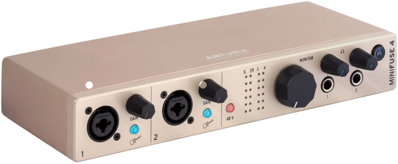 Arturia MiniFuse 4 Champagne - Φορητή κάρτα ήχου USB 4 in / 4 out