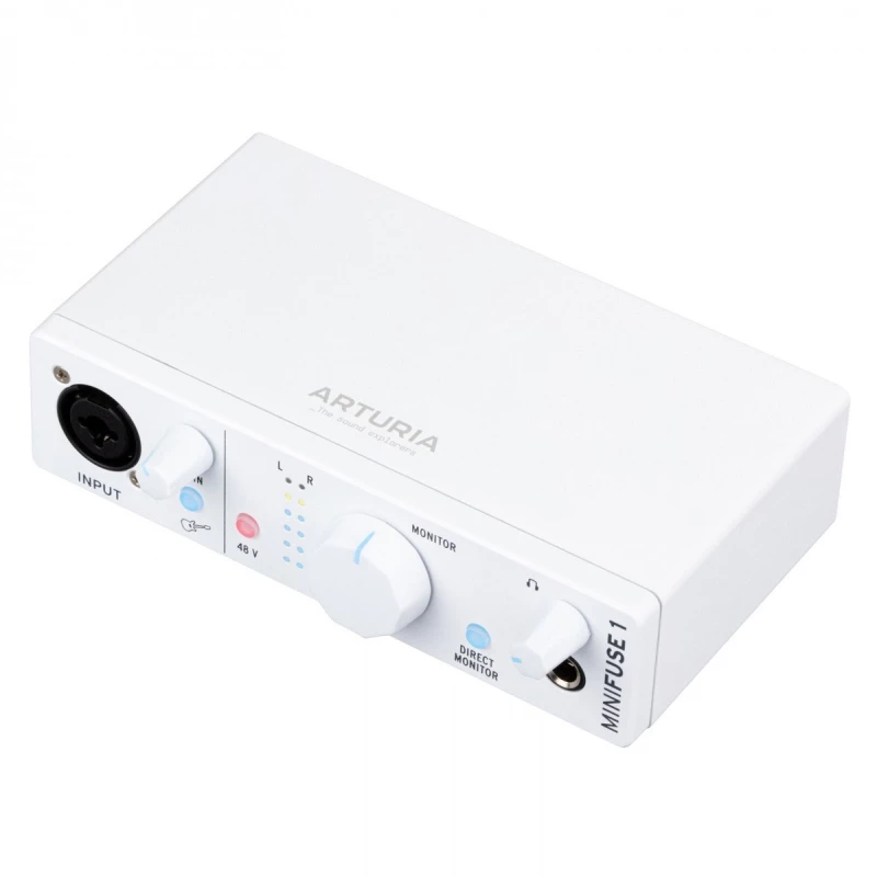 Arturia MiniFuse 1 White - Φορητή κάρτα ήχου USB 1 in / 2 out