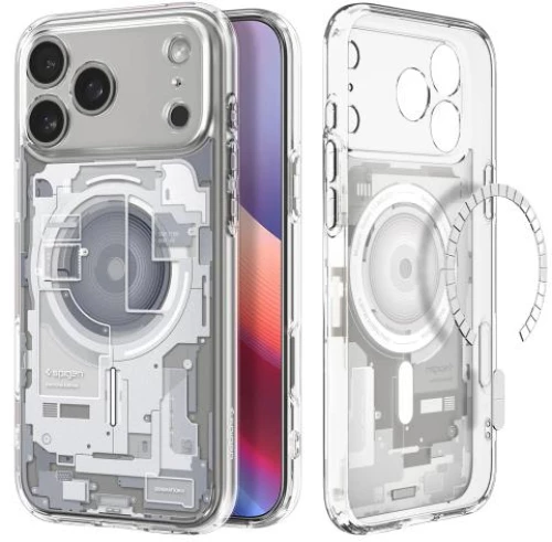 Θήκη TPU & PC Spigen Ultra Hybrid Mag Magsafe Apple iPhone 17 Pro Zero One Λευκό