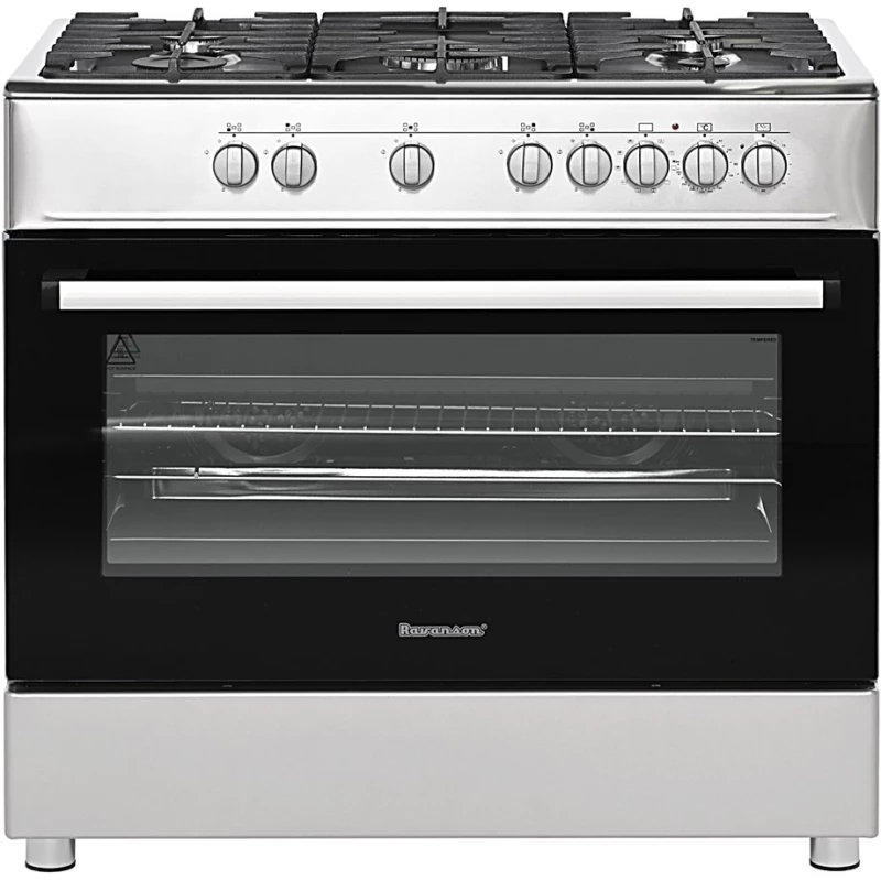 Ravanson KWGE-K90A Cheff (inox) gas and electric cooker