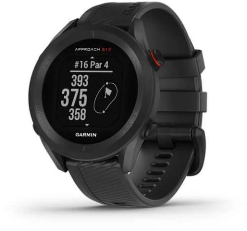Garmin Approach S12 MIP 43 mm Digital 175 x 175 pixels Touchscreen Black GPS (satellite)