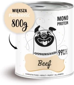 PAKA ZWIERZAKA Pepe Beef - wet dog food - 800g