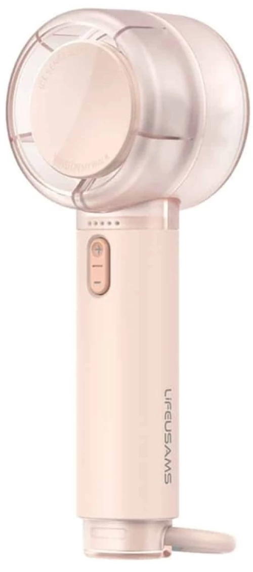 USAMS φορητός ανεμιστήρας LU01 με 5 ταχύτητες, 2000mAh, ροζ