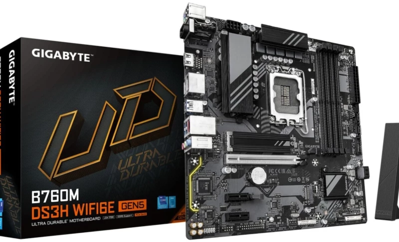 Gigabyte B760M DS3H WIFI6E GEN5 rev. 1.x Motherboard Micro ATX με Intel 1700 Socket