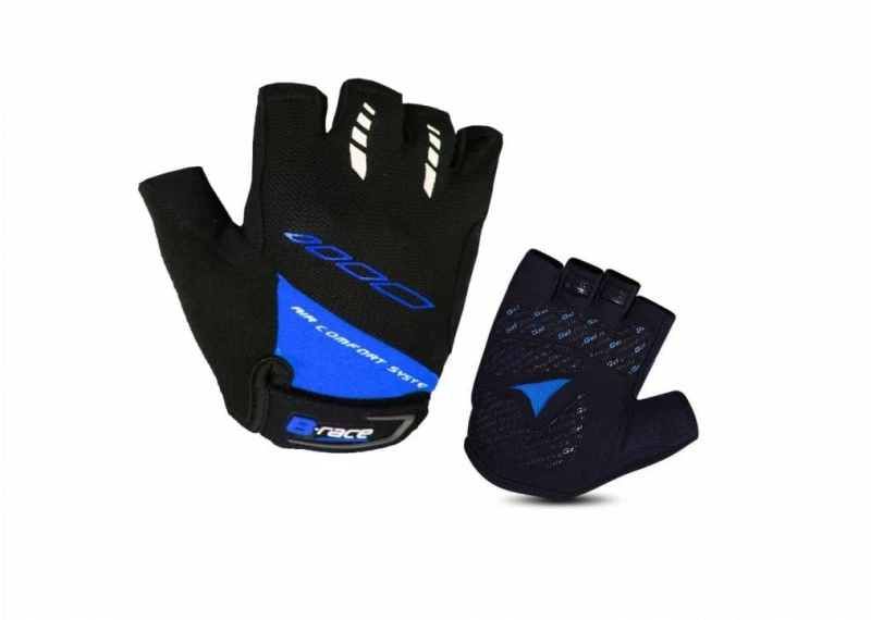 B-Race IVG093 Γάντια Ποδηλασίας , Large , Μαύρο με Μπλε