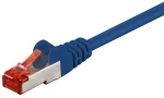 GOOBAY καλώδιο δικτύου 93211, CAT 6 S/FTP, copper, 250MHz, 0.25m, μπλε
