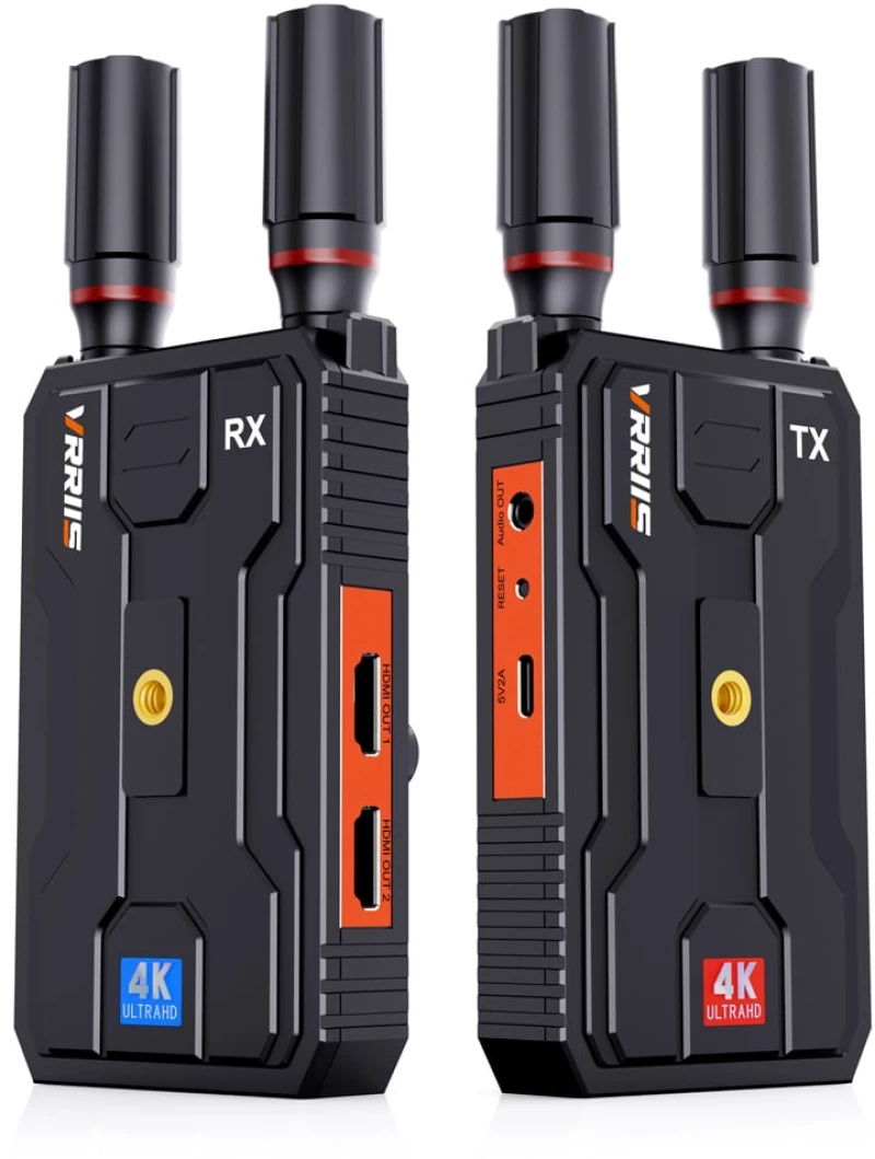 VRRIIS HDMI σύστημα ασύρματης μετάδοσης βίντεο WL097 Pro, 4K, 2.4/5GHz, έως 400m