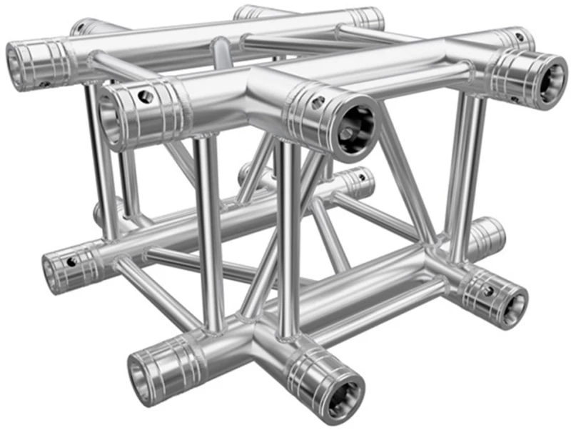 FOS Truss FT34-C41 Alu - Τετράγωνη τράσα 4-way 90 μοιρών αλουμίνιο