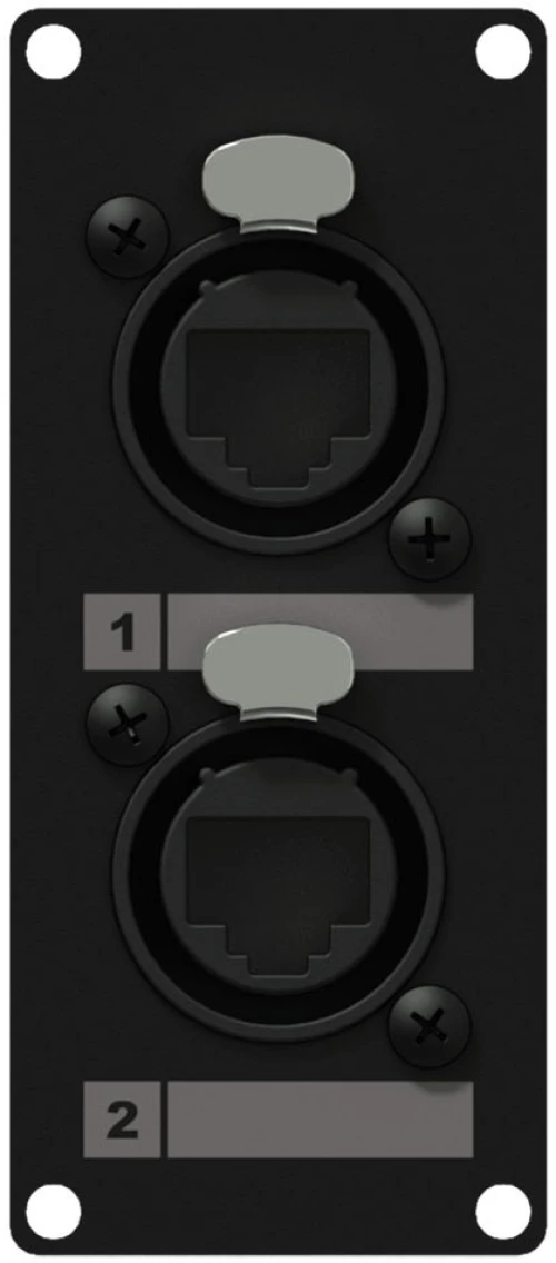 Caymon CASY168 - Πάνελ τοποθέτησης 2 βυσμάτων EtherCON σε RJ45