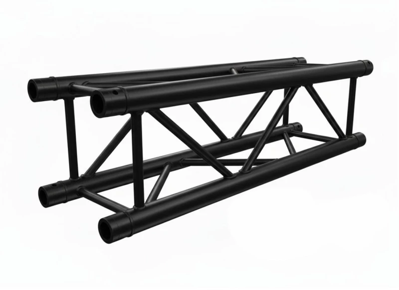 FOS Truss FT34-150 Black - Τετράγωνη τράσα αλουμινίου 150 cm, μαύρη