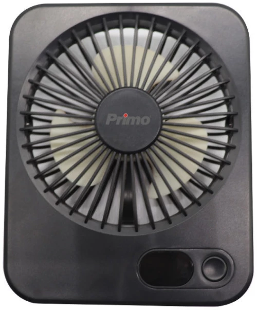 Ανεμιστήρας Mini PRMF-80693 Primo 5'' 12.5cm Μαύρος Επαναφορτιζόμενος