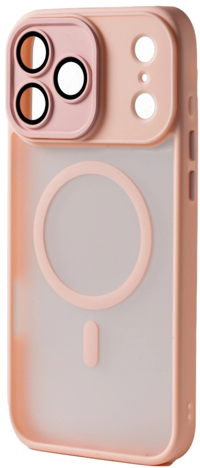 Hybrid Θήκη Σιλικόνης Με Magsafe & Metal Camera Lens Protection iPhone 17 Pro Max Ροζ