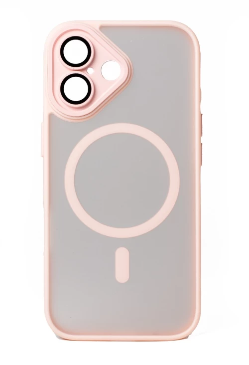 Hybrid Θήκη Σιλικόνης Με Magsafe & Metal Camera Lens Protection iPhone 17 Ροζ