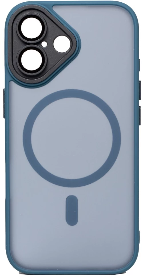 Hybrid Θήκη Σιλικόνης Με Magsafe & Metal Camera Lens Protection iPhone 17 Μπλε